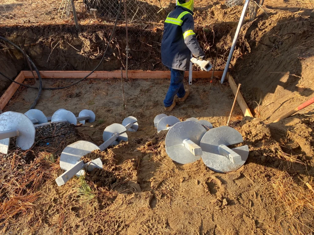 Helical Pier Installation in Clarksdale Ms